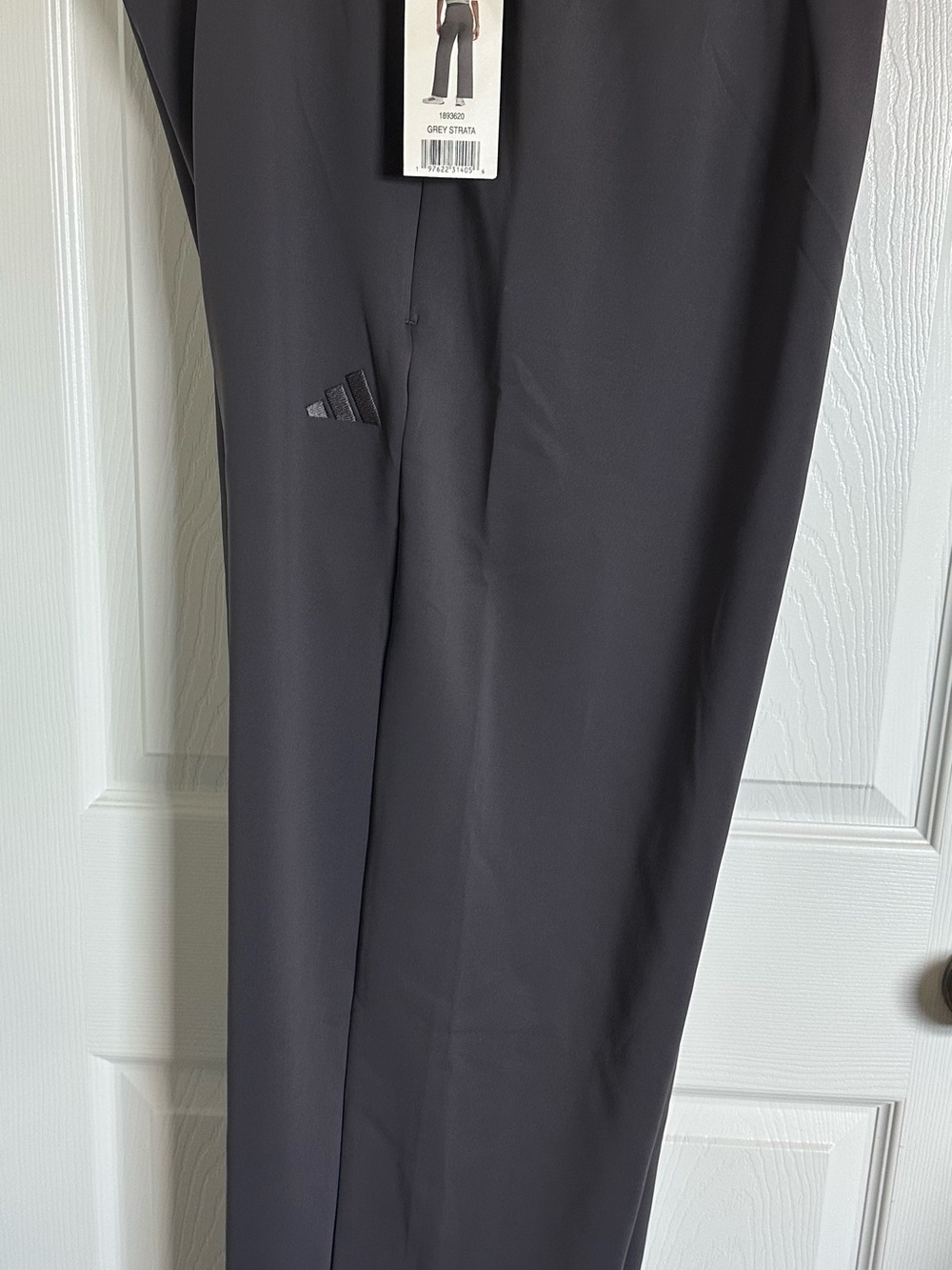 adidas Women's Wide-Leg Track Pants in gray stranda XXL - Picture 7 of 15